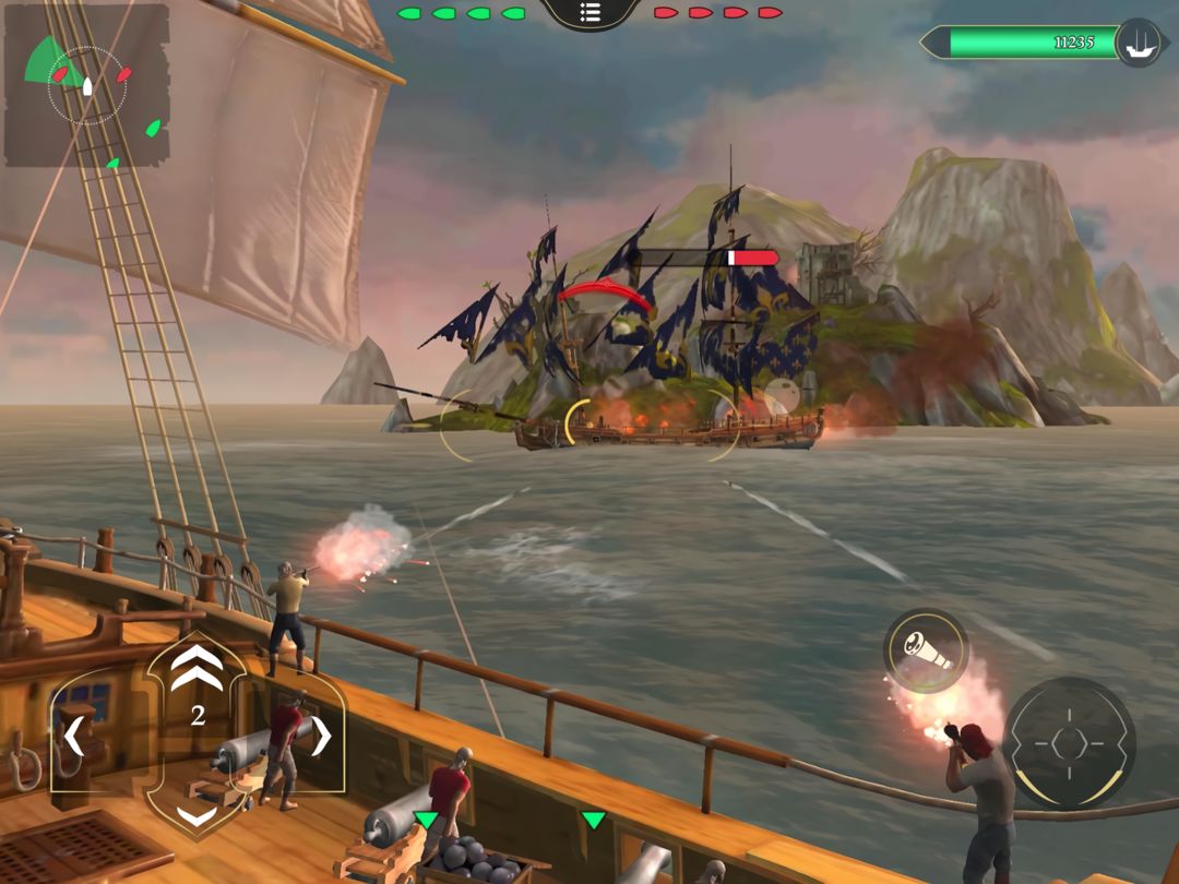 Dragon Sails: Ship Battle 게임 스크린 샷