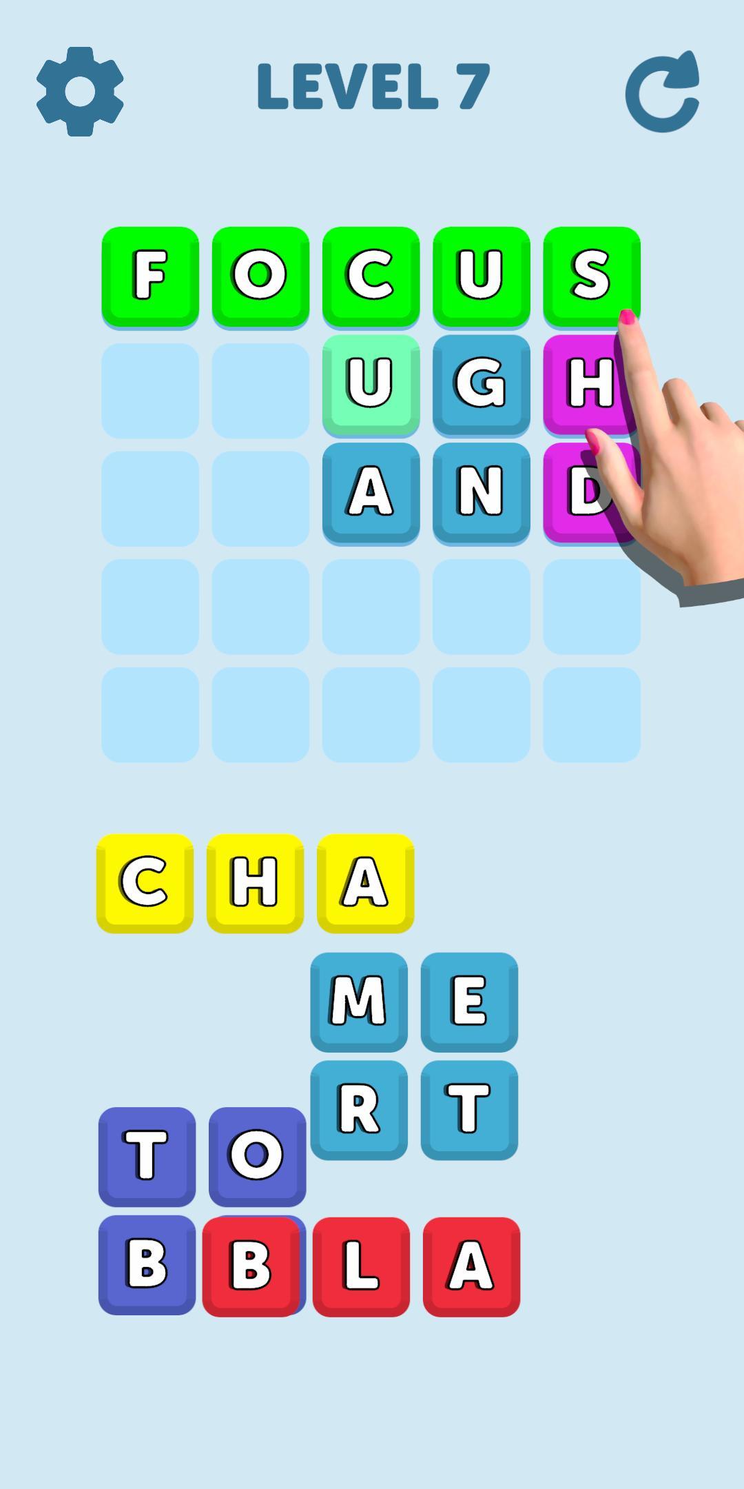 Cuplikan Layar Game Word Block