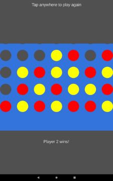 Four in a Row Game Screenshot