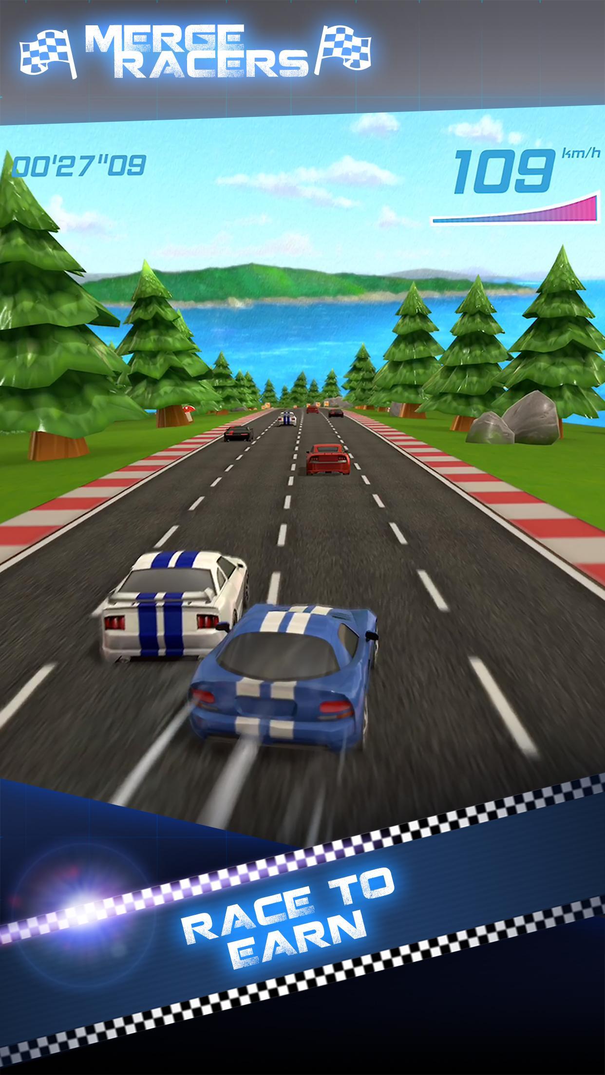 Скриншот игры Merge Racers: Idle Car Empire + Racing Game