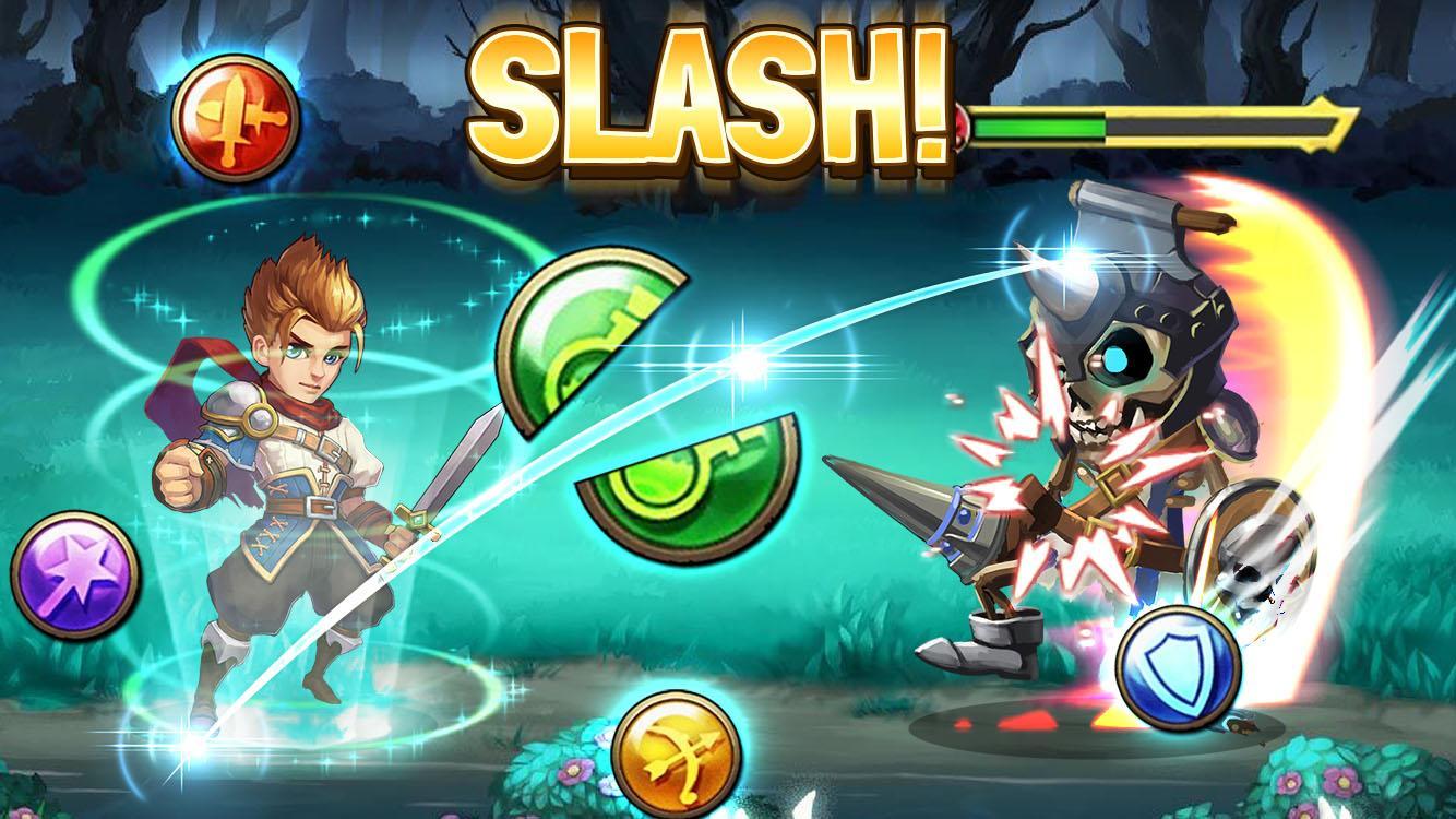Slash Saga - Swipe Card RPG Game Screenshot