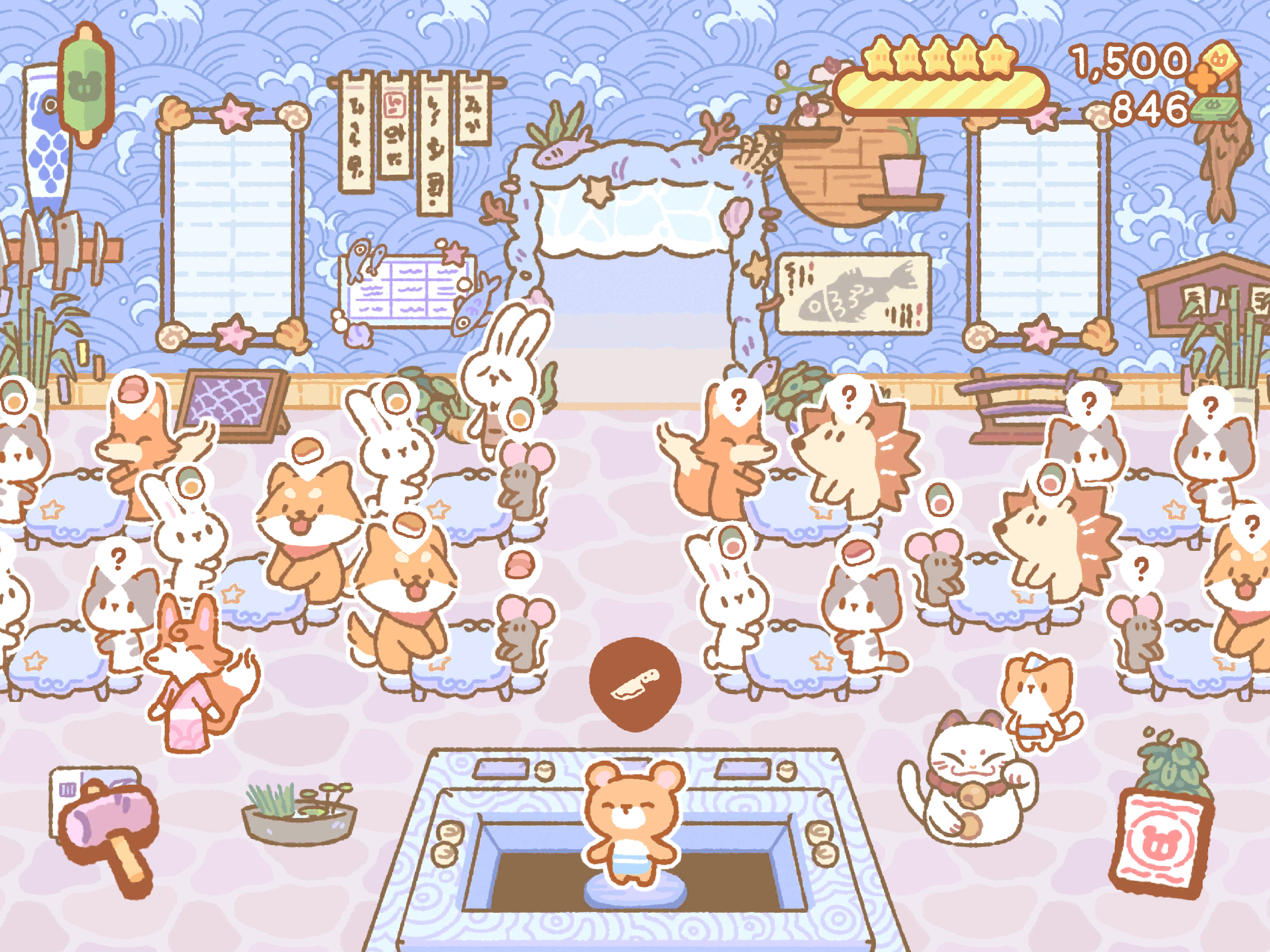 Kuma Sushi Bar Game Screenshot