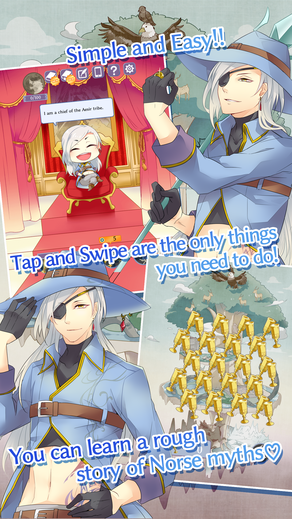 Cuplikan Layar Game The Life of Odin - Norse myths