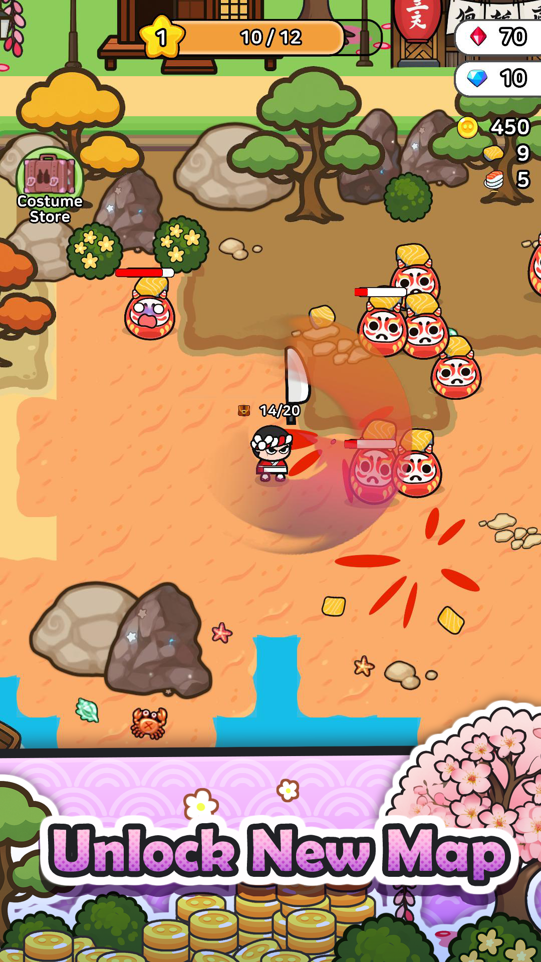 Sushi Village: Idle Chef Game Screenshot