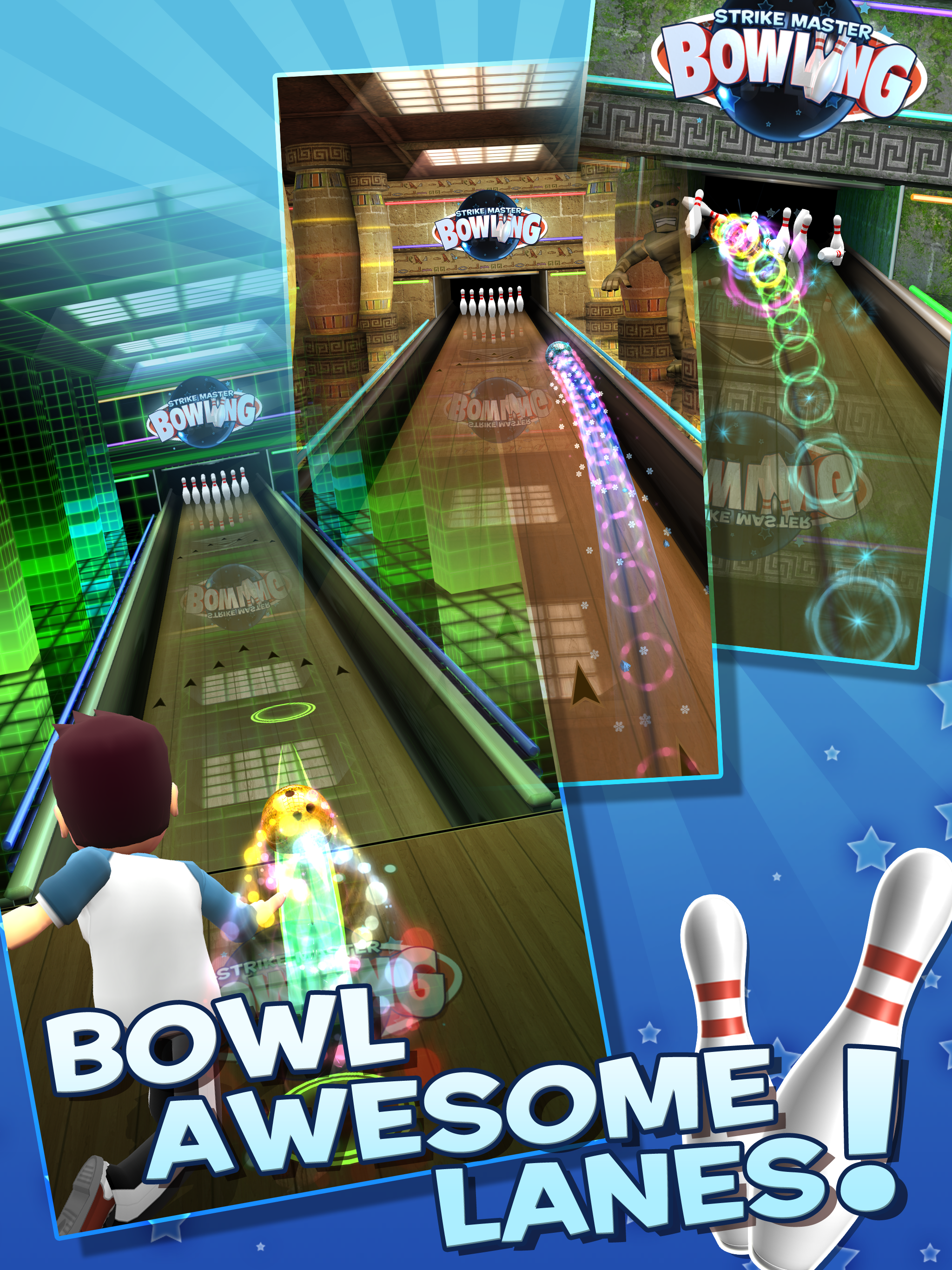 Strike Master Bowling Game Screenshot