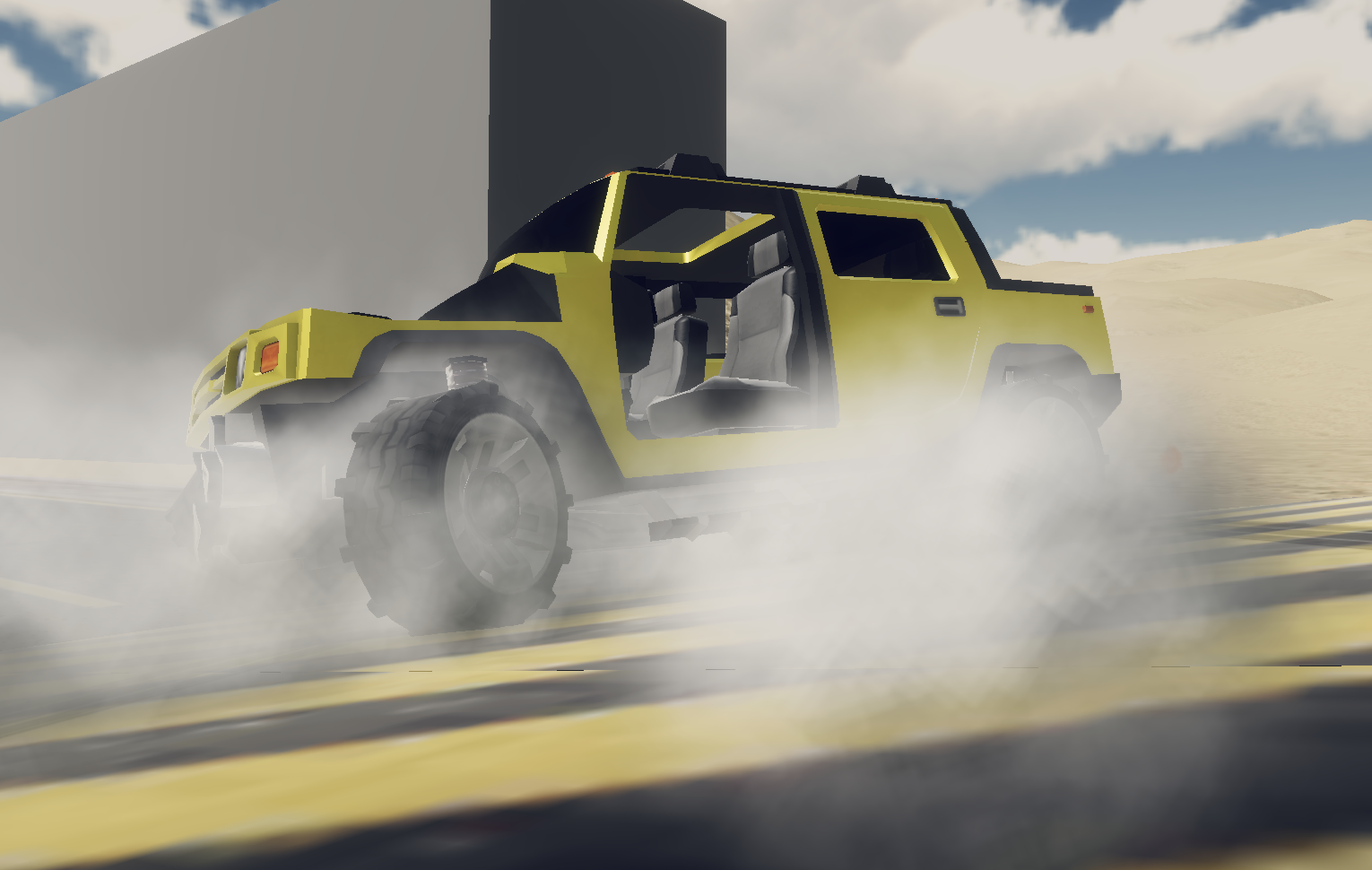 Car Crash Simulator : Desert Game Screenshot