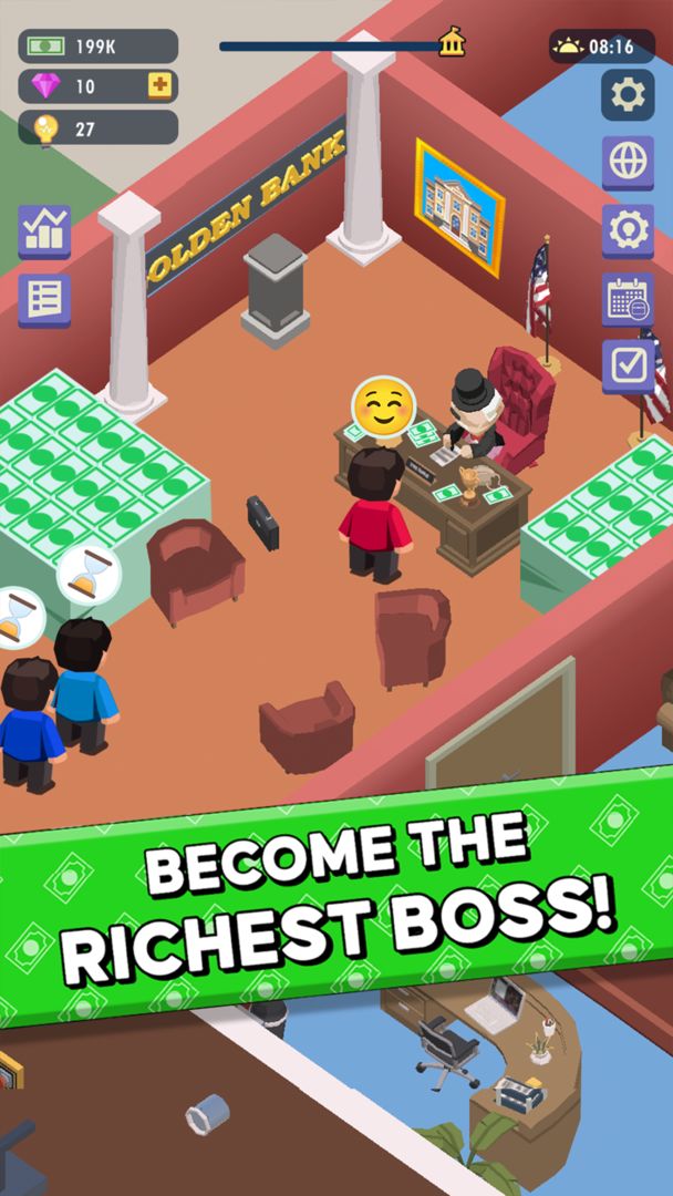 Screenshot of Idle Bank - Money Games