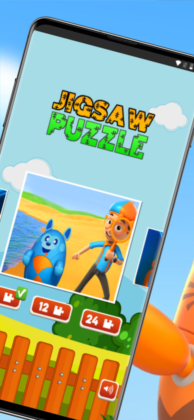 Blippi Wonders Puzzle Jigsaw Game Screenshot