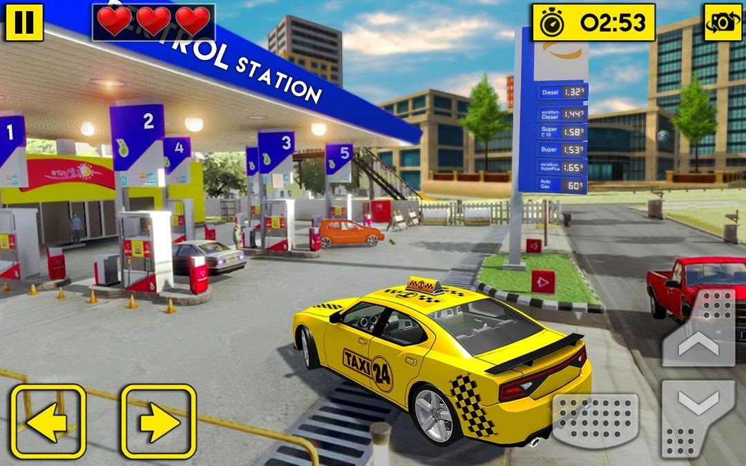 도시 택시 운전 시뮬레이션 2020 : 무료 택시 드라이버 게임 게임 스크린 샷