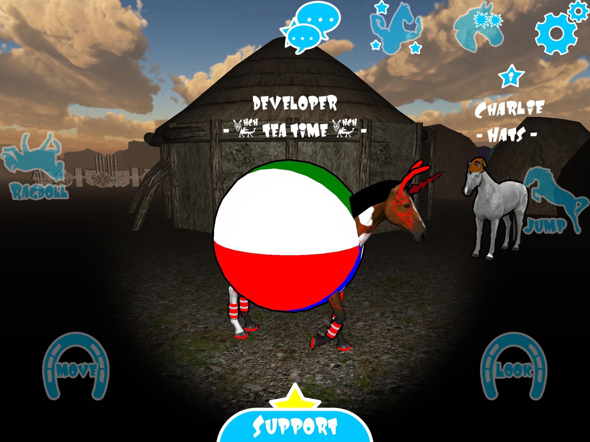 Hill Cliff Horse - Online 遊戲截圖