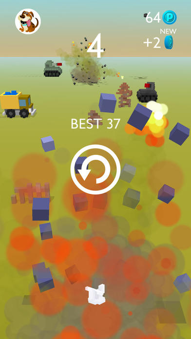 Chunky Tanks Game Screenshot