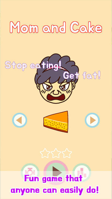 Mom and Cake Game Screenshot