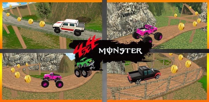 Banner of 4x4 Hill Climb Monster trucker 1.0