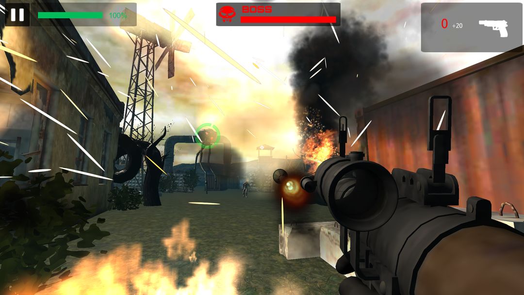 Screenshot of Planets of the Defenders 3D