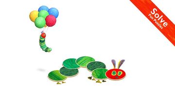 Caterpillar Shapes and Colors Game Screenshot