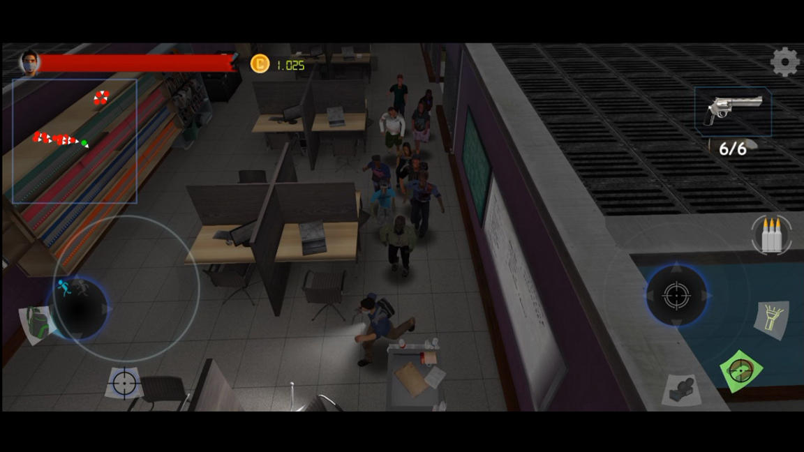 Screenshot 1 of juego de zombies: enfermedad de peligro 