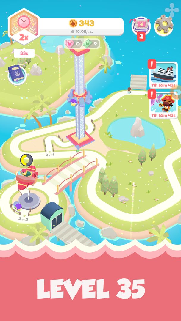 Theme Park Island ภาพหน้าจอเกม