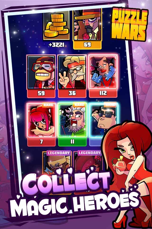 Puzzle Wars: Match 3 Battles Game Screenshot