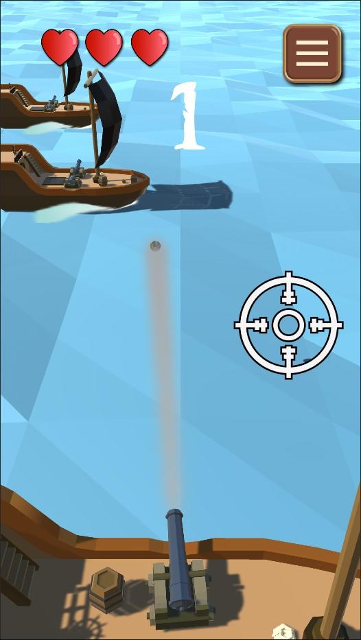 Screenshot 1 of ပင်လယ်ဓားပြတိုက်ပွဲ 1.0.4