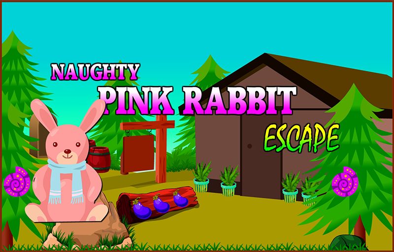 Best Escape Games 175 Naughty Pink Rabbit Rescue ภาพหน้าจอเกม