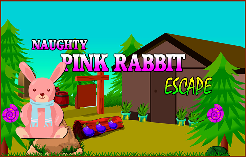 Best Escape Games 175 Naughty Pink Rabbit Rescue Game Screenshot