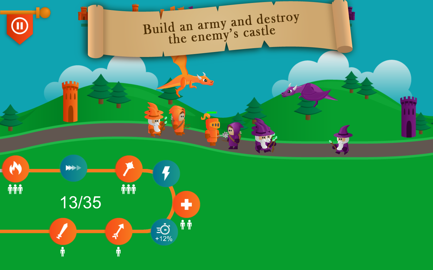 Tale Of The Dragon Army ภาพหน้าจอเกม
