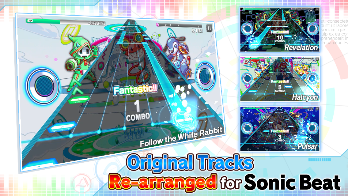 Sonic Beat feat. Crash Fever Game Screenshot
