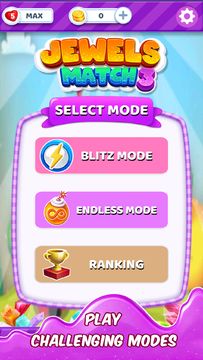 Jewels Match Blitz Game Screenshot