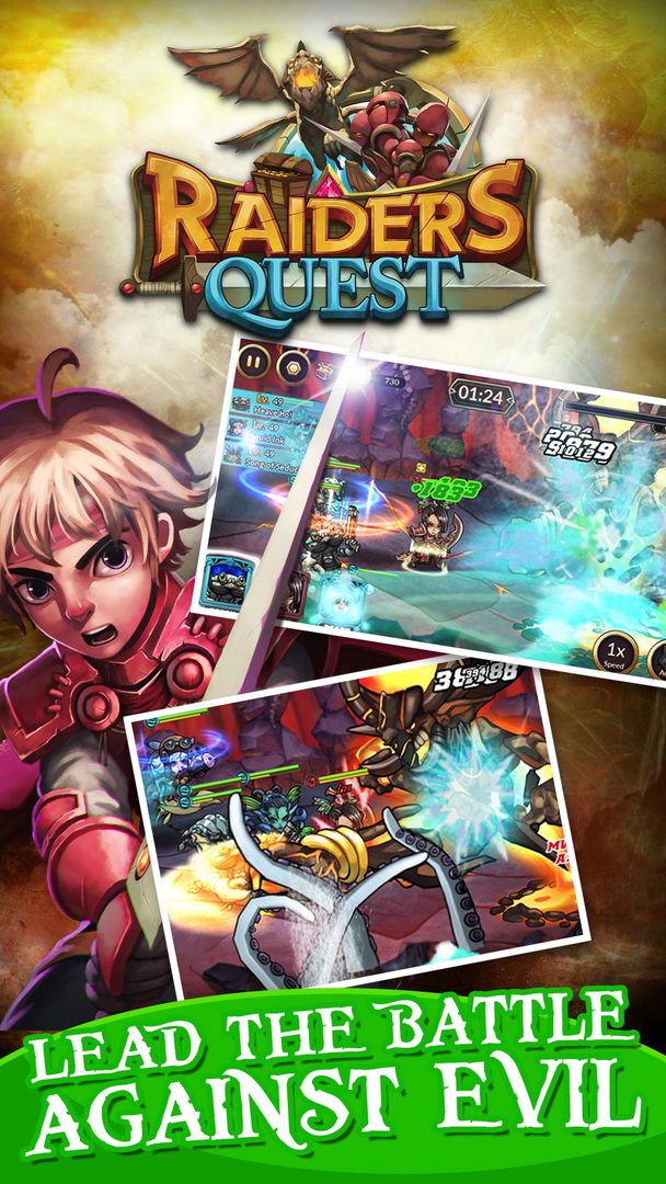 Screenshot of Raiders Quest RPG