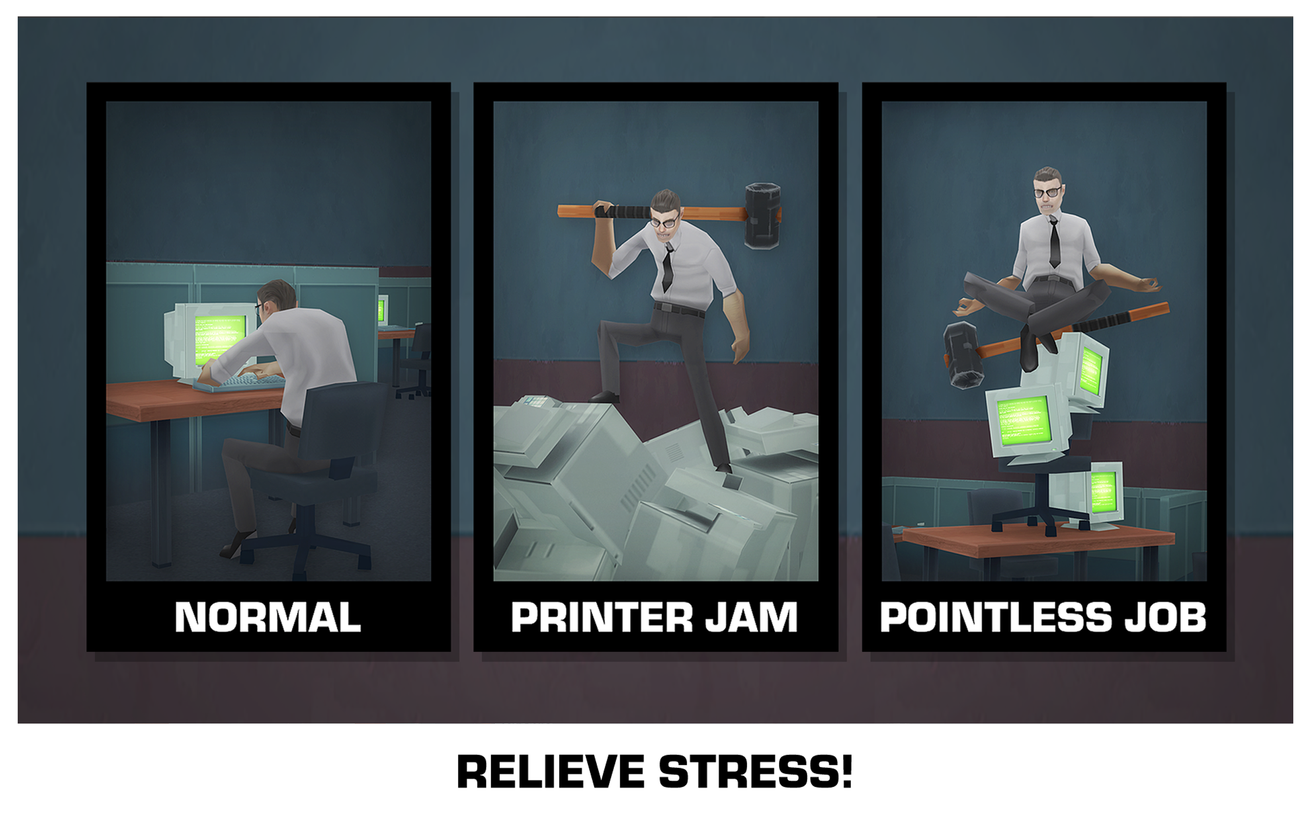 Smash the Office - Stress Fix! ภาพหน้าจอเกม