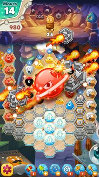 Monster Busters: Ice Slide Game Screenshot