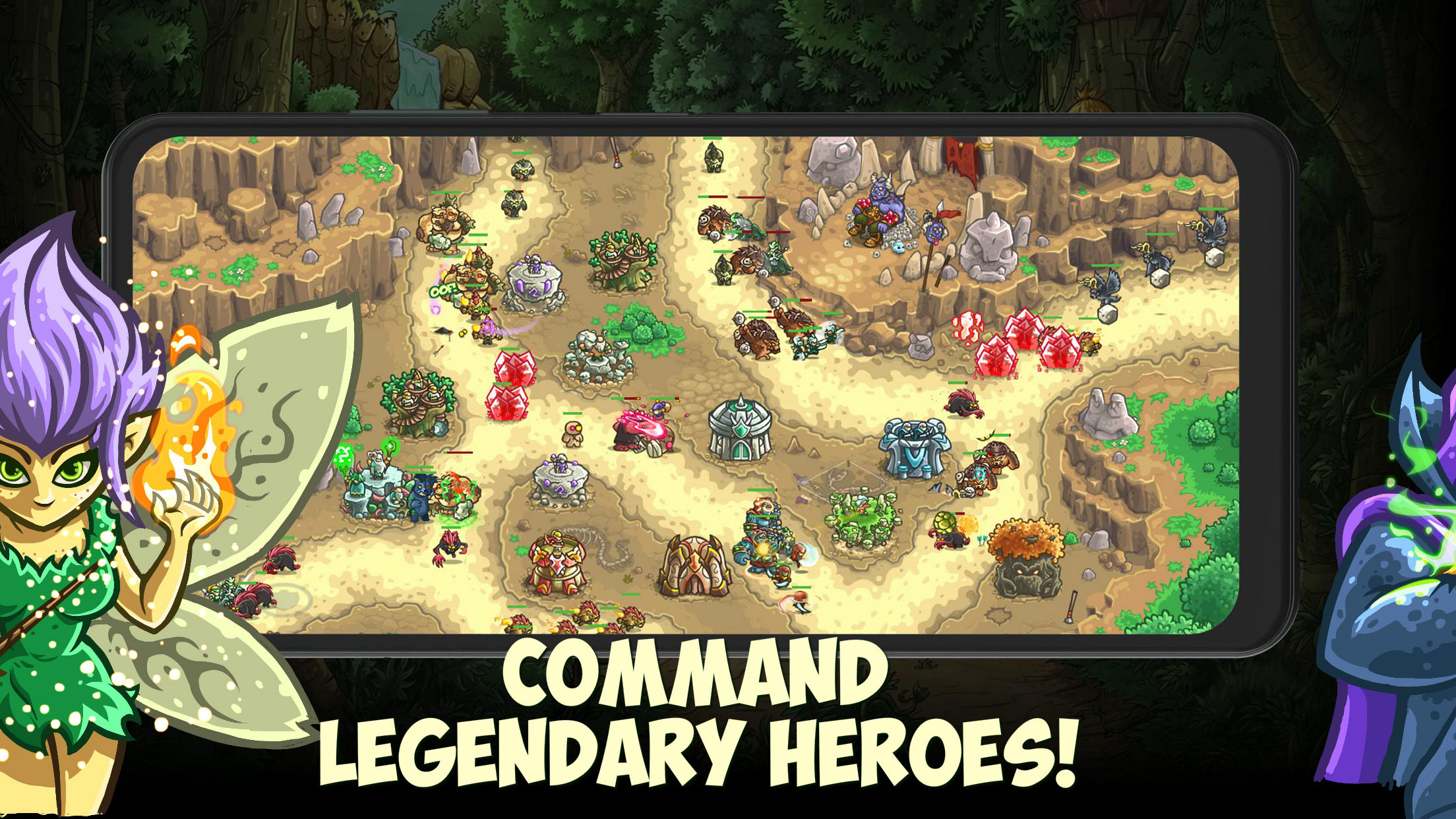 Kingdom Rush Origins TD Game Screenshot