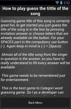 Katy Perry Guess Song 게임 스크린샷