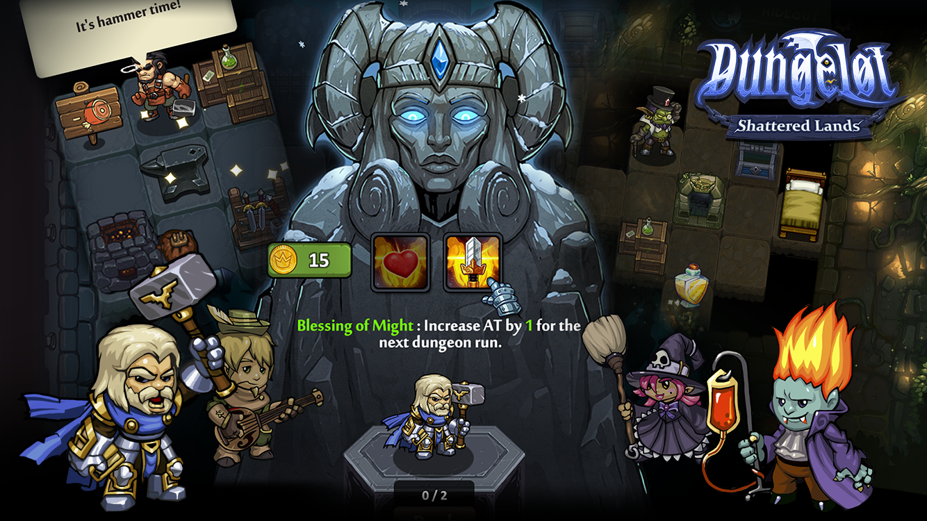 Dungelot Shattered Lands Game Screenshot