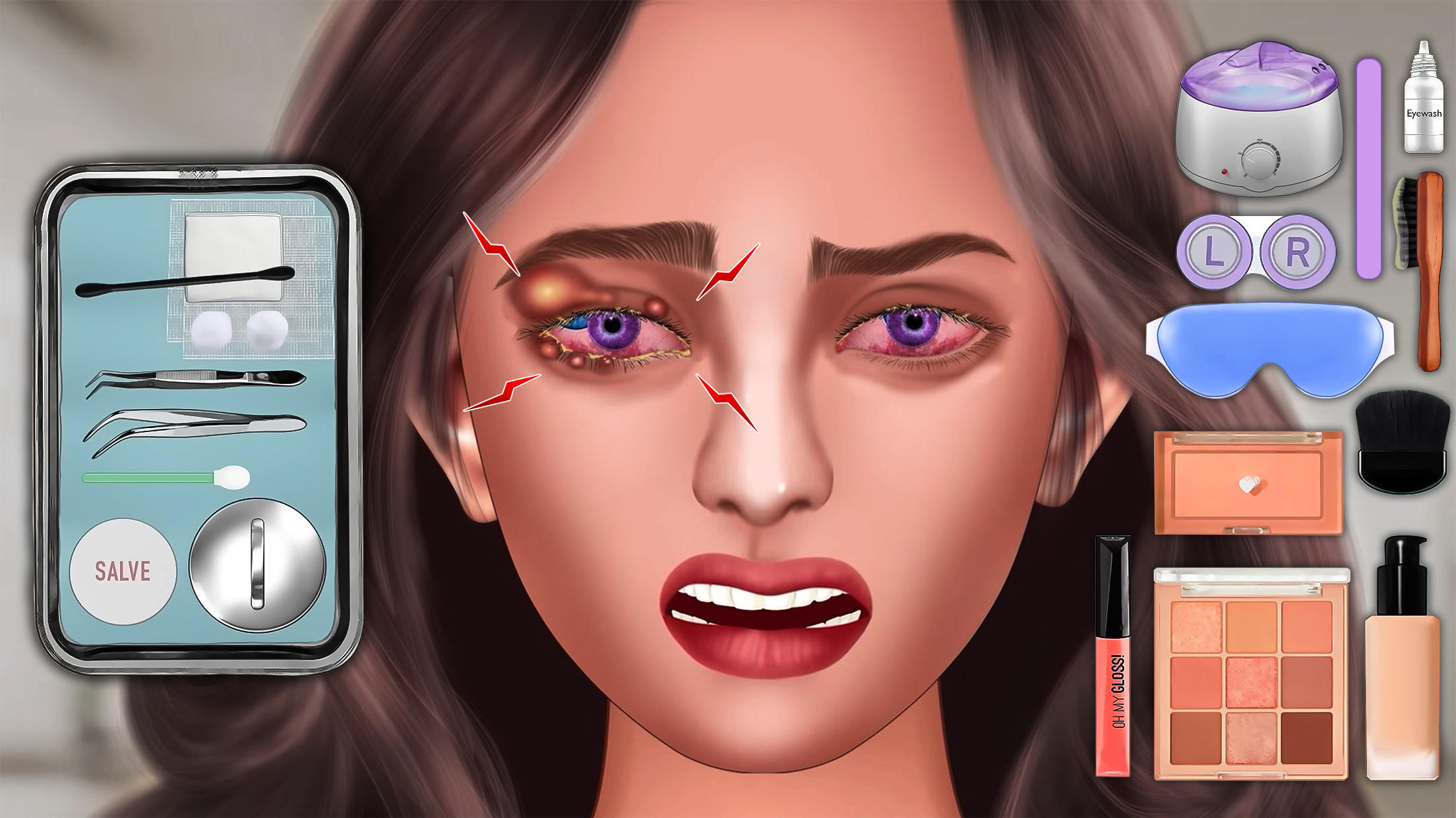 Screenshot 2 of ASMR Eye Art: Makeup DIY Games 