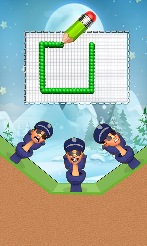 Draw To Smash : Toilet Puzzle Game Screenshot