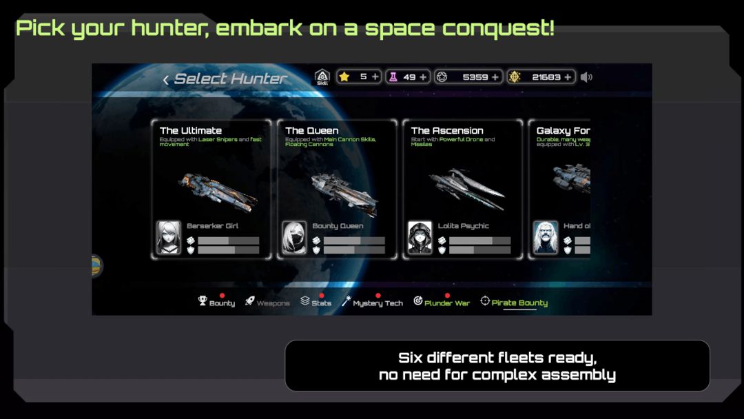 Screenshot of Space Wanted