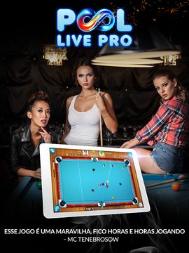 Captura de Tela do Jogo Pool Live Pro: Sinuca Bola 8