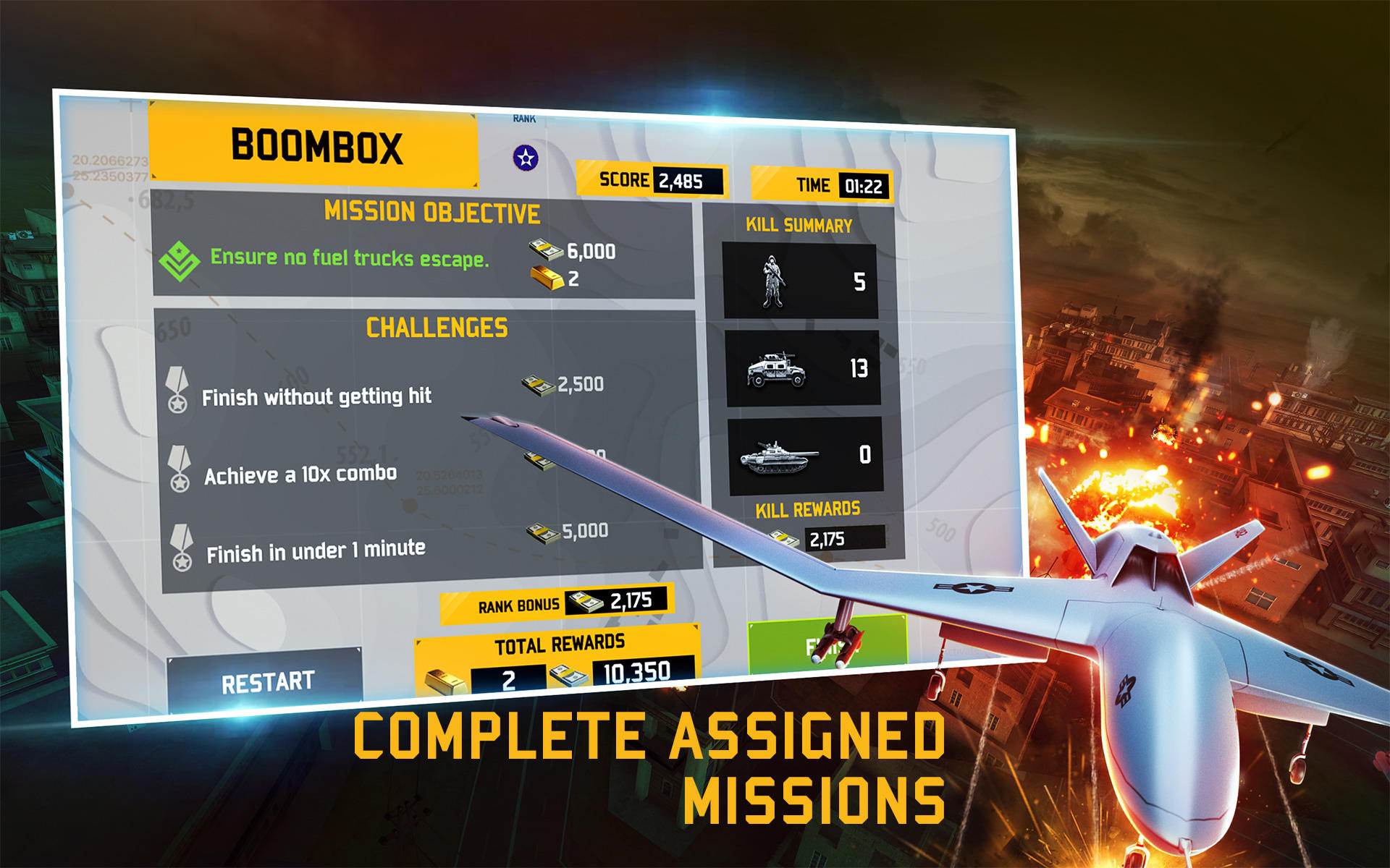 Скриншот игры Drone : Shadow Strike 3