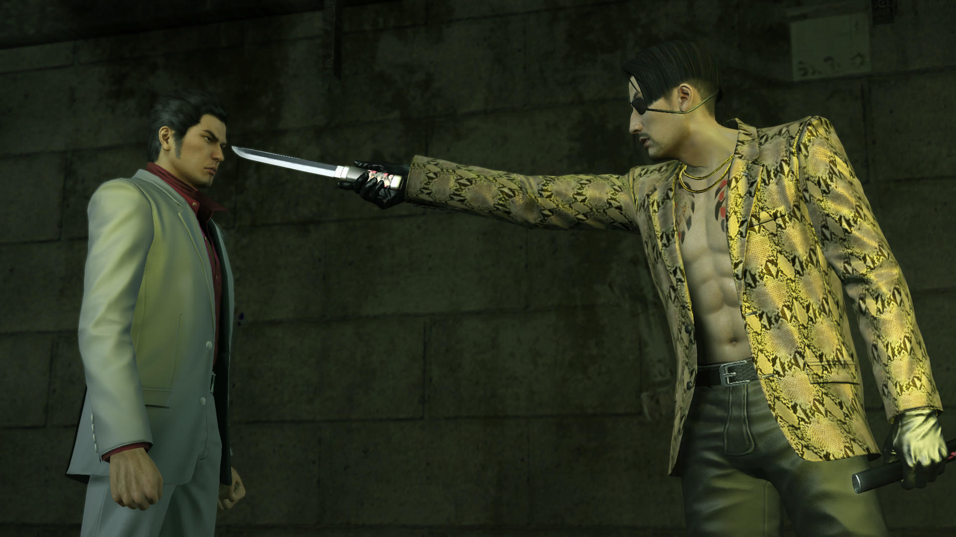 Yakuza Kiwami ภาพหน้าจอเกม