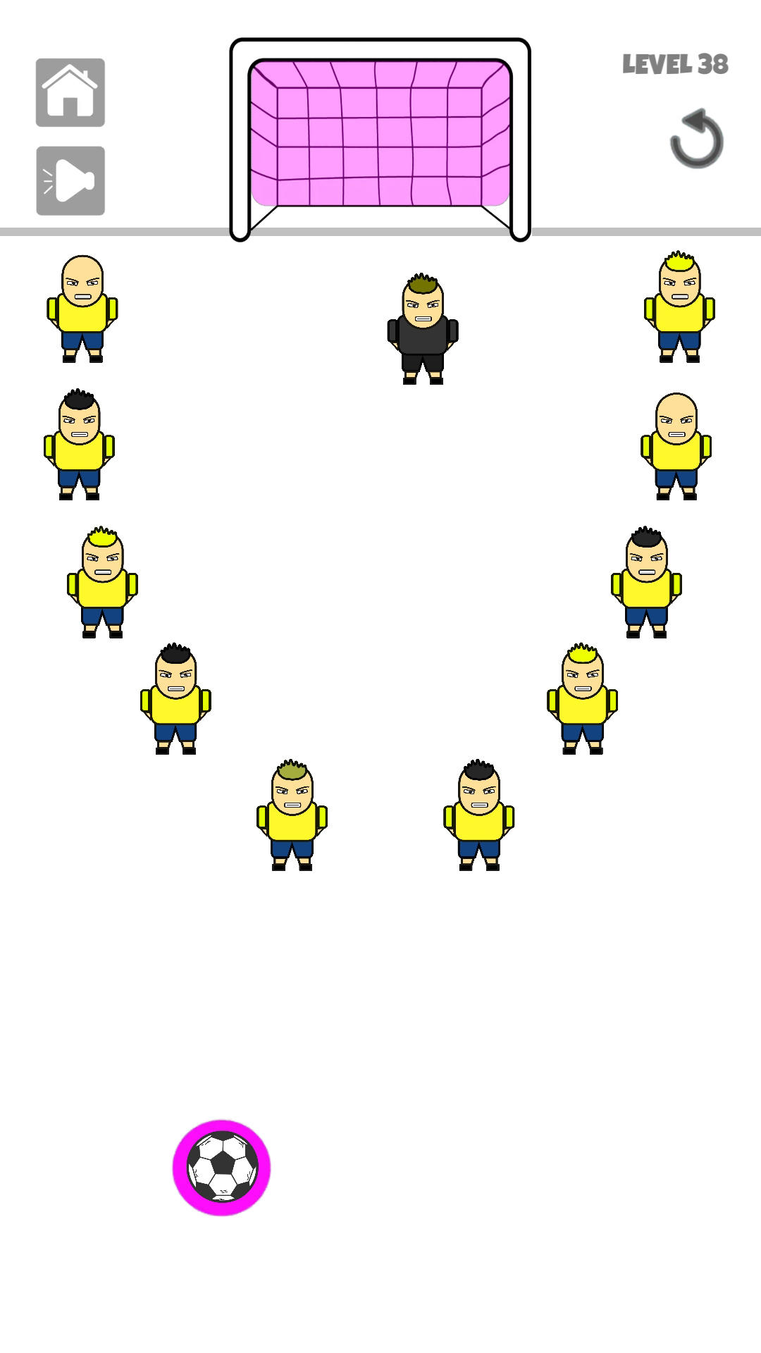 Cuplikan Layar Game Draw Ball To Goal