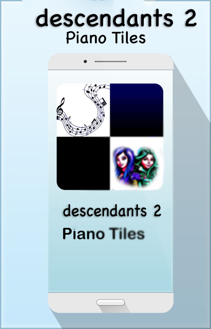 Screenshot of piano tiles descendants 2