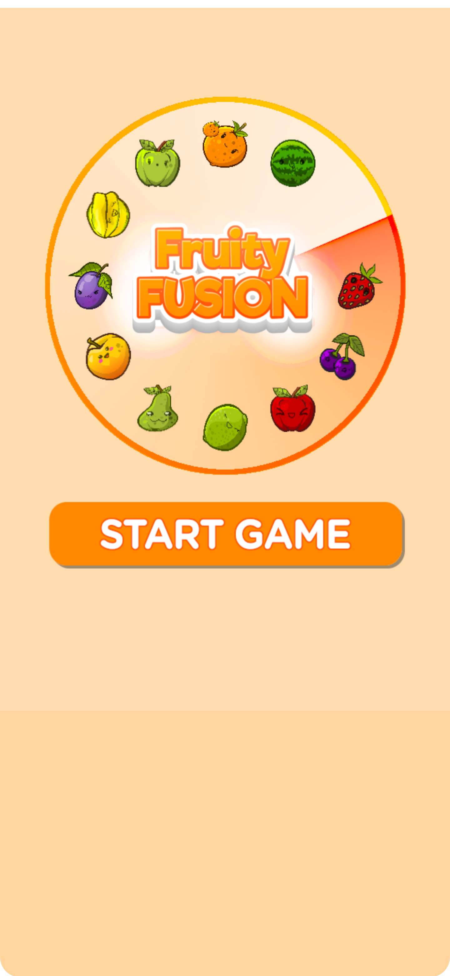 Fruity Fusion Game Screenshot