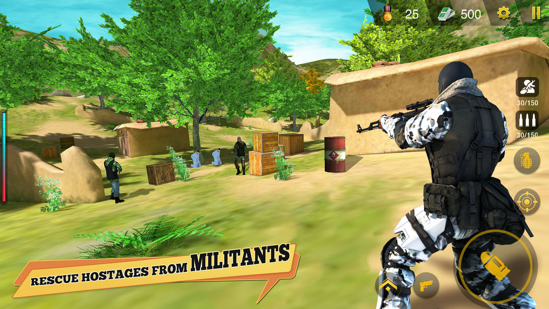 FPS Commando Gun Shooting Game ภาพหน้าจอเกม