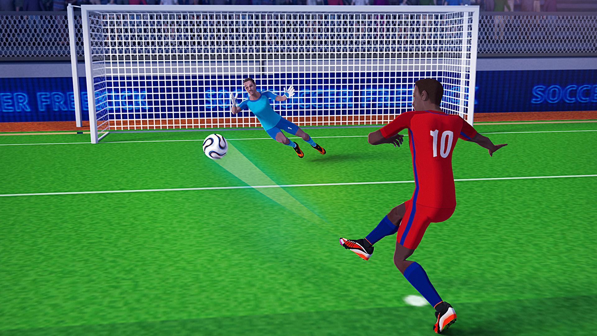 Captura de Tela do Jogo FreeKick Soccer World Champion