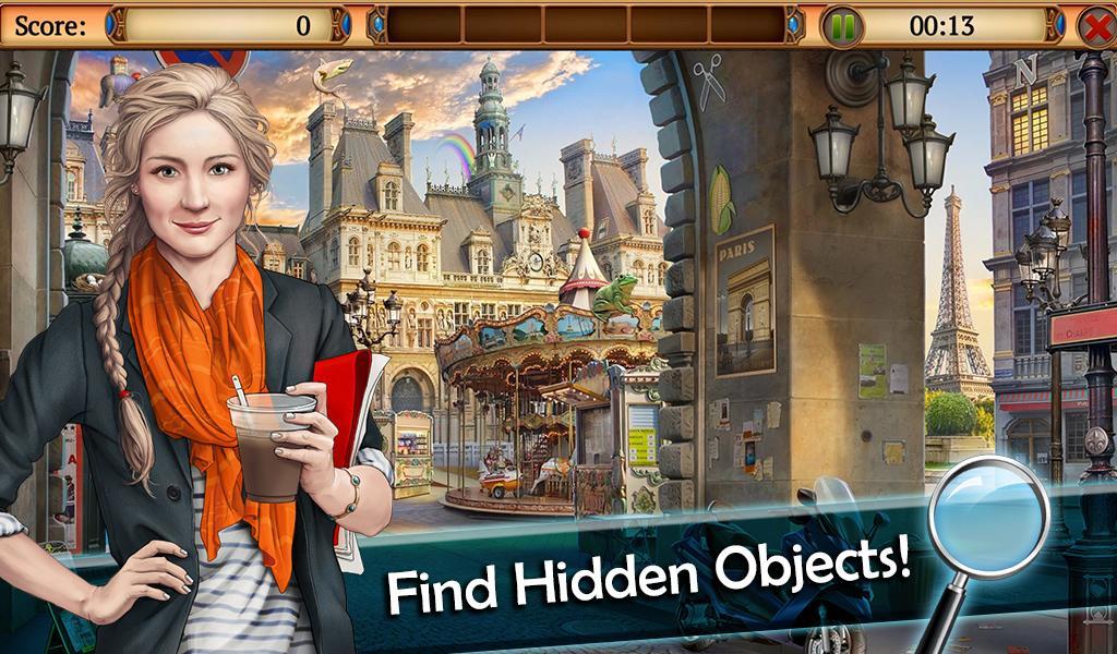 Screenshot of Hidden Object MysterySociety 2