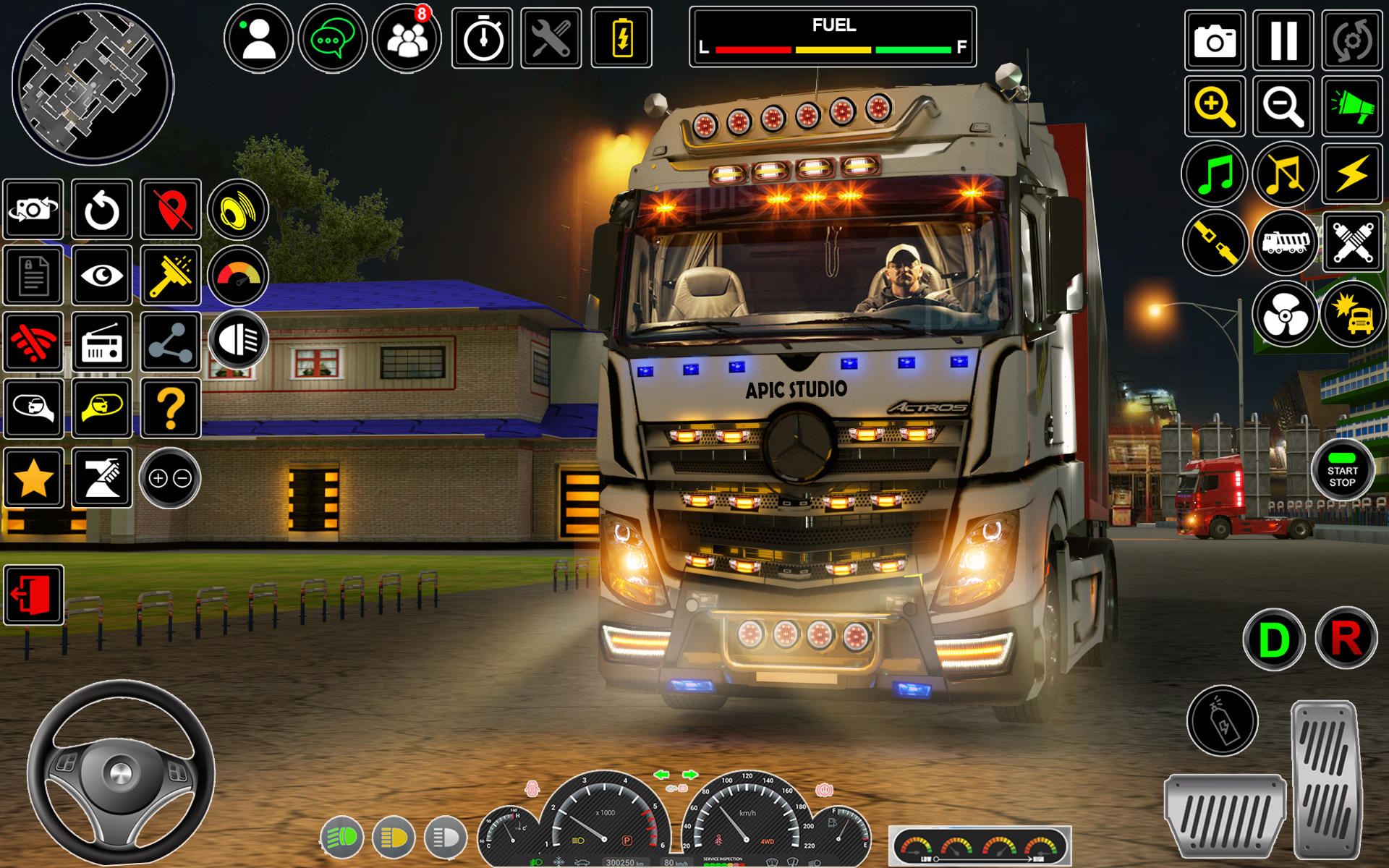 Cuplikan Layar Game Oil Tanker Cargo Truck Game 3D