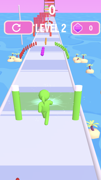 Neck Colorful Run Game Screenshot