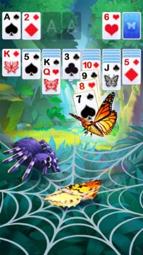 Solitaire Butterfly Game Screenshot