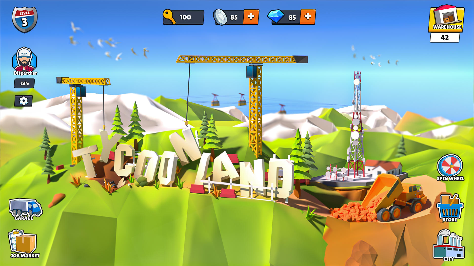 Truckrise: US Truck Empire Game Screenshot